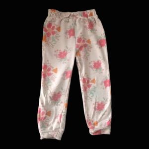 Gap flowered toddlers girls drawstring sweatpants. Size 5 years